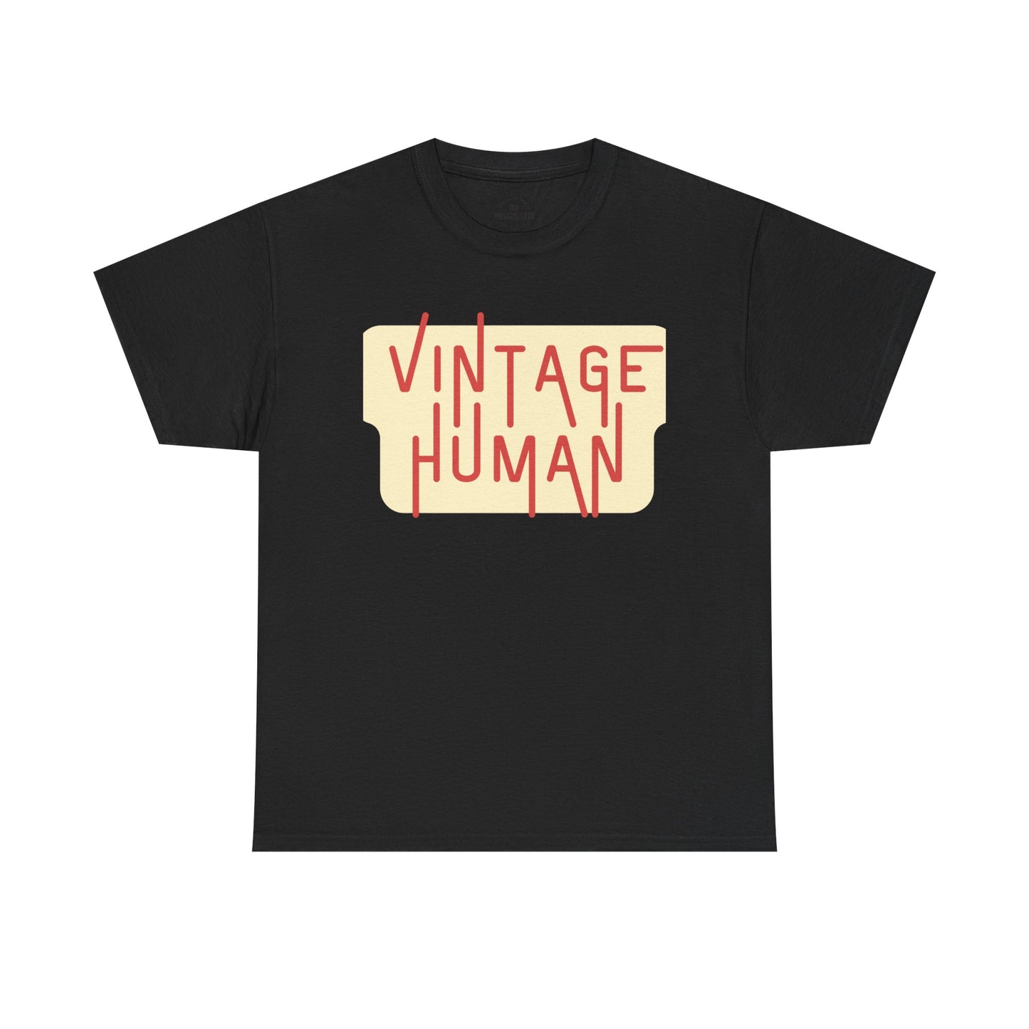 Vintage Human T-Shirt w/ Background