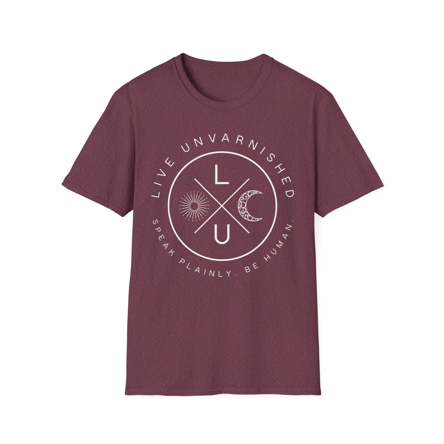 Live Unvarnished "Camp Style" Logo T-Shirt (White Logo)