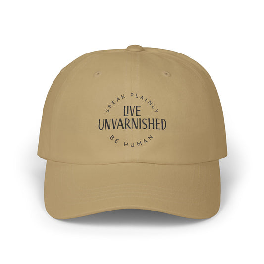 Classic Live Unvarnished Logo (Black Logo)