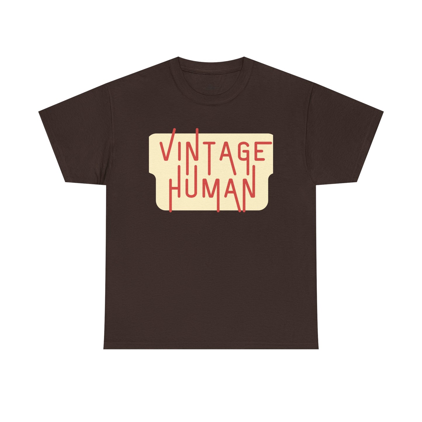 Vintage Human T-Shirt w/ Background