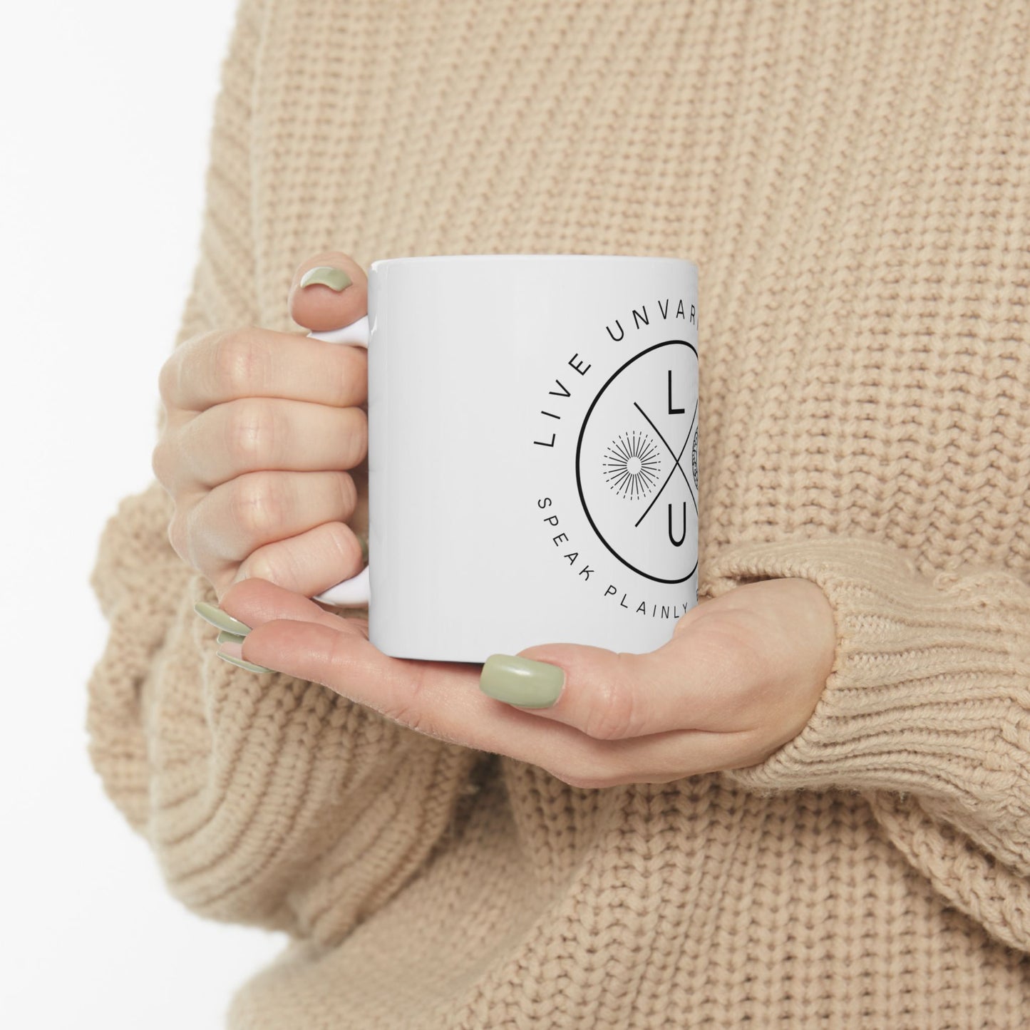 Live Unvarnished "Camp Style" Logo
