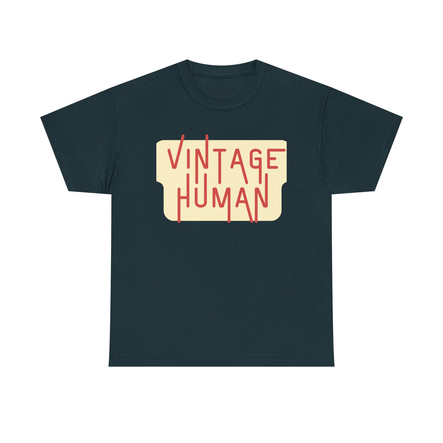 Vintage Human T-Shirt w/ Background