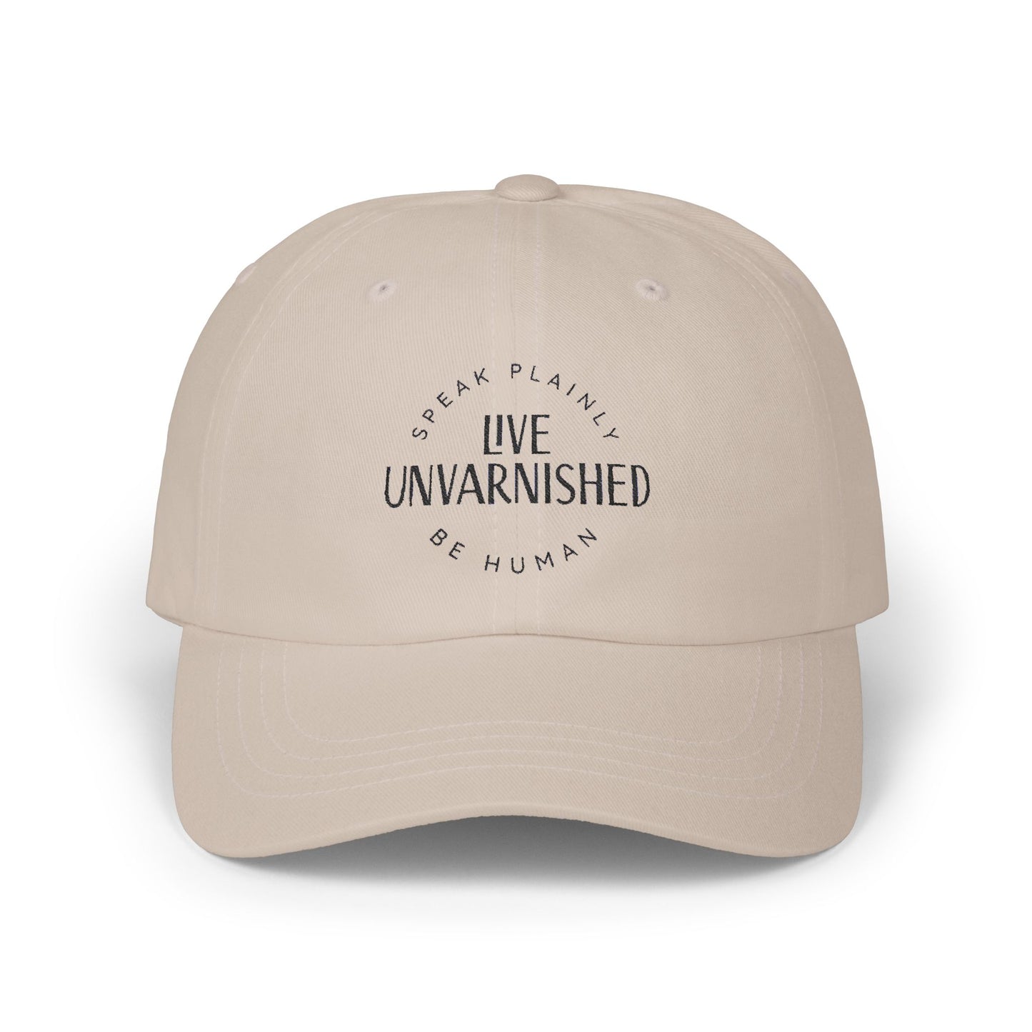 Classic Live Unvarnished Logo (Black Logo)