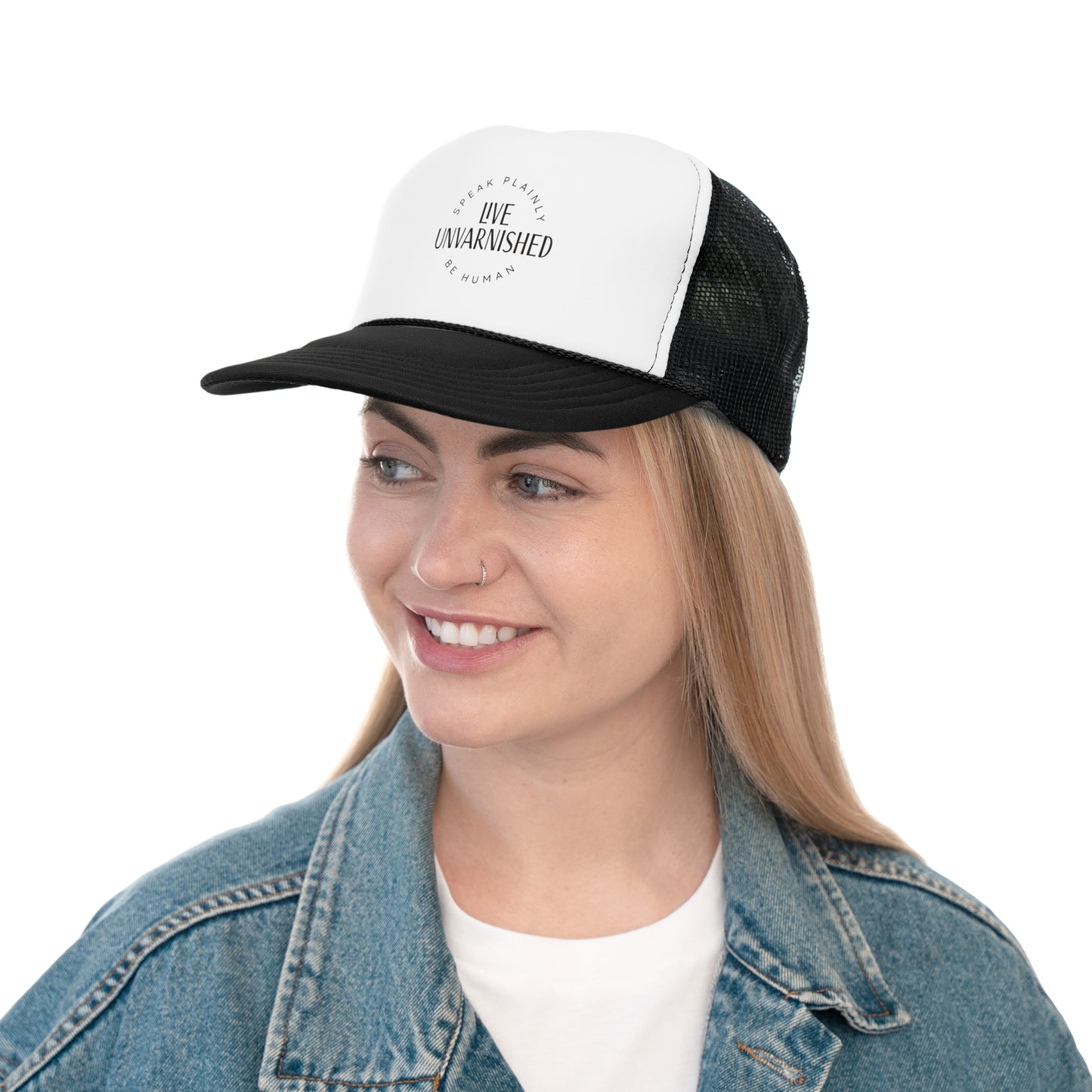 Trucker Cap Classic Live Unvarnished Logo