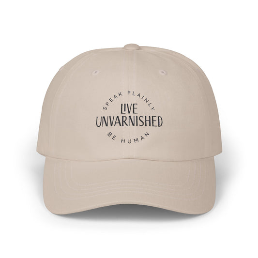 Classic Live Unvarnished Logo (Black Logo)